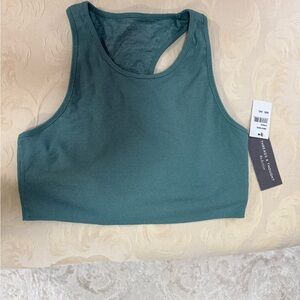 Threads 4 Thought Sea Green Ribbed Activewear‎ Top